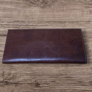 BOND STREET | Vintage Tan Italian Leather Billfold Wallet